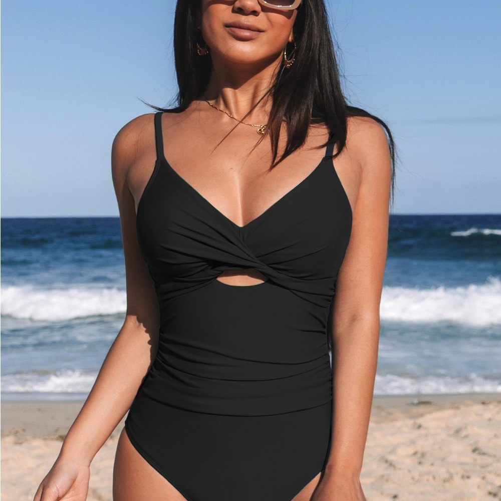 Black One-Piece Swimsuit